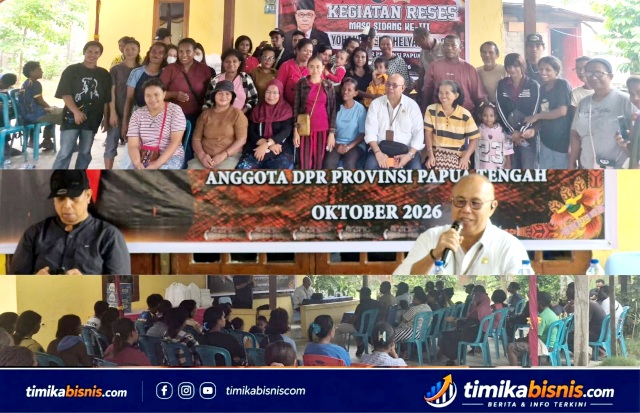 Melalui Reses Tahap III, Anggota DPR Papua Tengah Jhon Thie Dengarkan Langsung Harapan dan Kebutuhan Masyarakat di Kelurahan Pasar Sentral Mimika