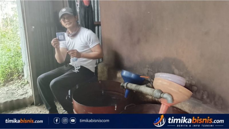 Disperindag Mimika Uji Coba Sistem Barcode untuk Penyaluran Minyak Tanah Bersubsidi di Otomona