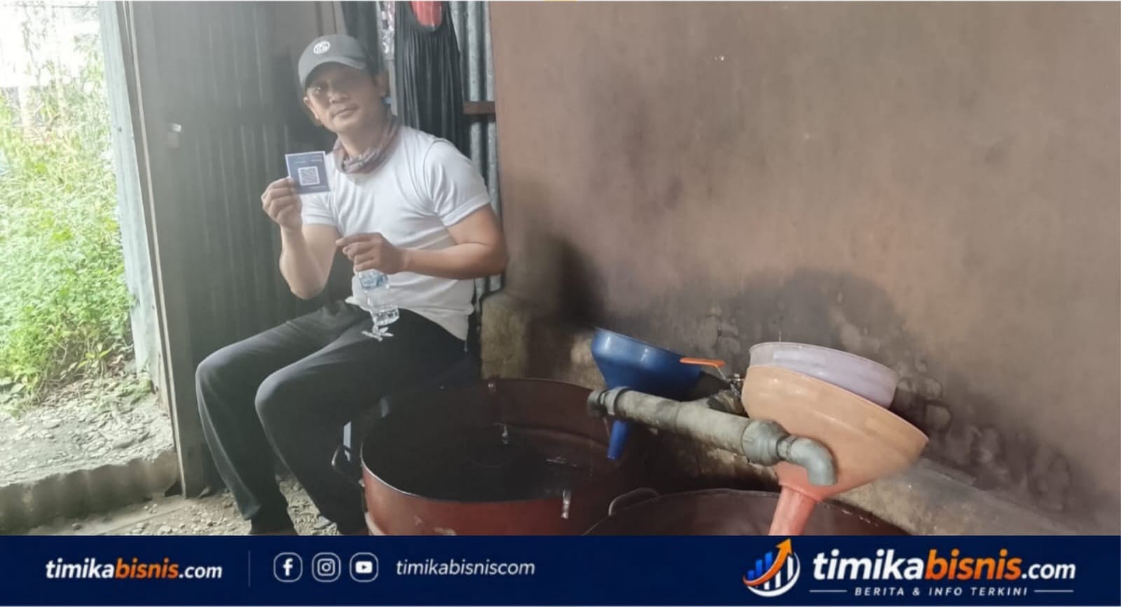 Disperindag Mimika Uji Coba Sistem Barcode untuk Penyaluran Minyak Tanah Bersubsidi di Otomona