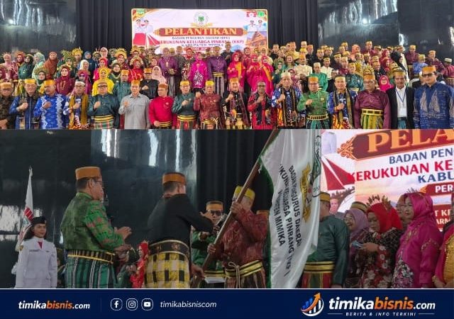 Badan Pengurus KKP Mimika Periode 2026-2031 Resmi Dikukuhkan, Persaudaraan Warga Pinrang Jadi Pesan Utama
