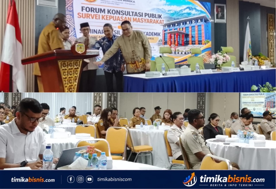 Bapenda Mimika Gelar Forum Konsultasi Publik dan Survei Kepuasan Masyarakat 2026