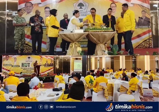 HUT ke-62 Golkar Mimika Digelar Sederhana, Komitmen Pengabdian kepada Rakyat Jadi Pesan Utama