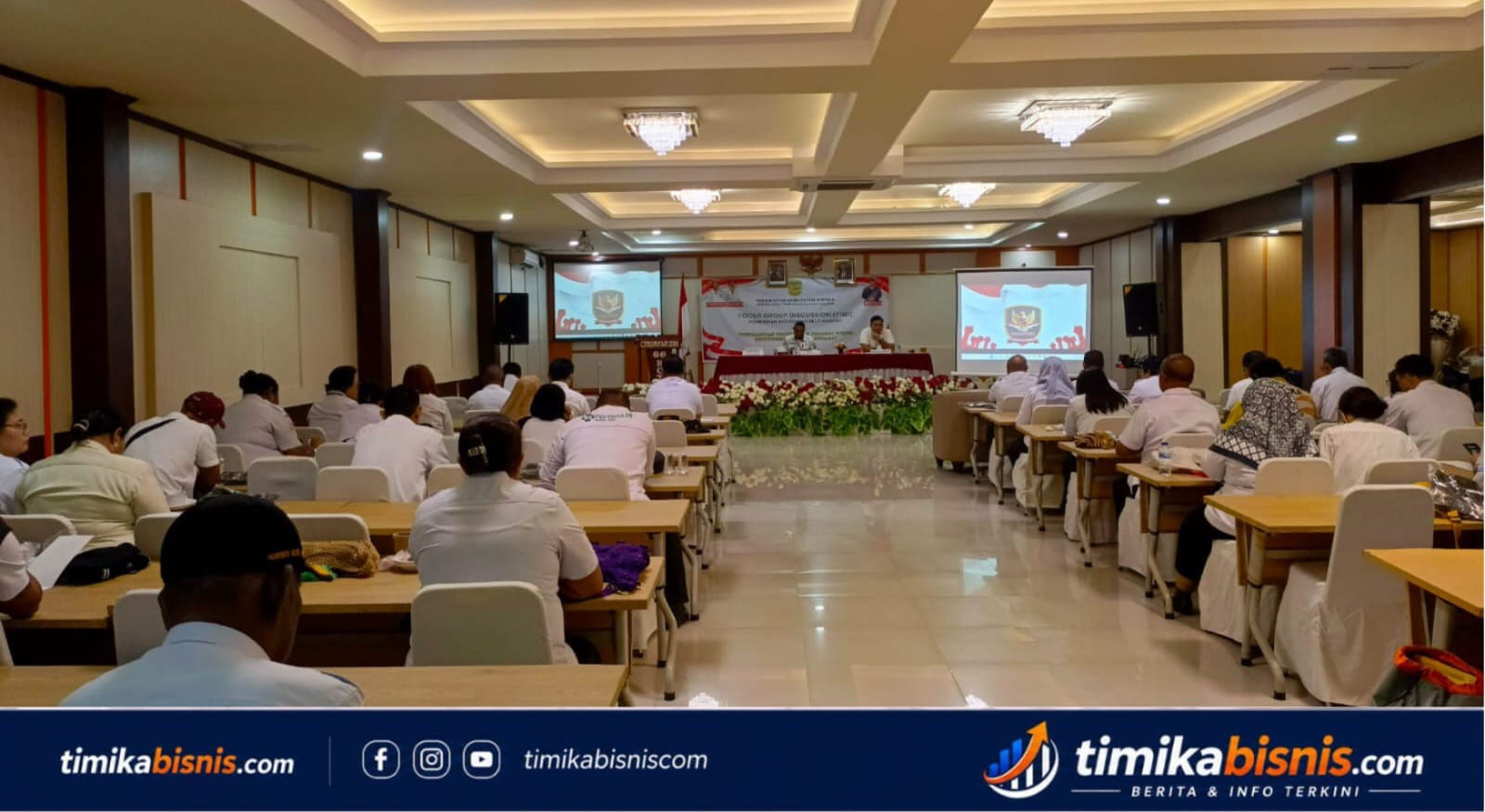 Perkuat Wawasan Kebangsaan, Kesbangpol Mimika Gelar FGD Bela Negara