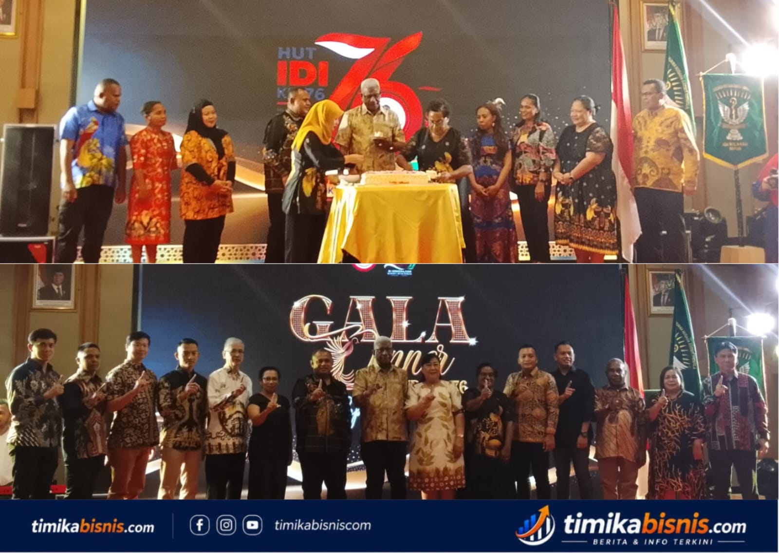 Puncak HUT ke-76 IDI di Mimika, Perkuat Solidaritas Dokter dan Pelayanan Kesehatan di Papua