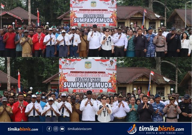 Peringati Hari Sumpah Pemuda, Bupati Mimika Tekankan Persatuan dan Pemerataan Pembangunan