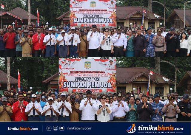 Peringati Hari Sumpah Pemuda, Bupati Mimika Tekankan Persatuan dan Pemerataan Pembangunan