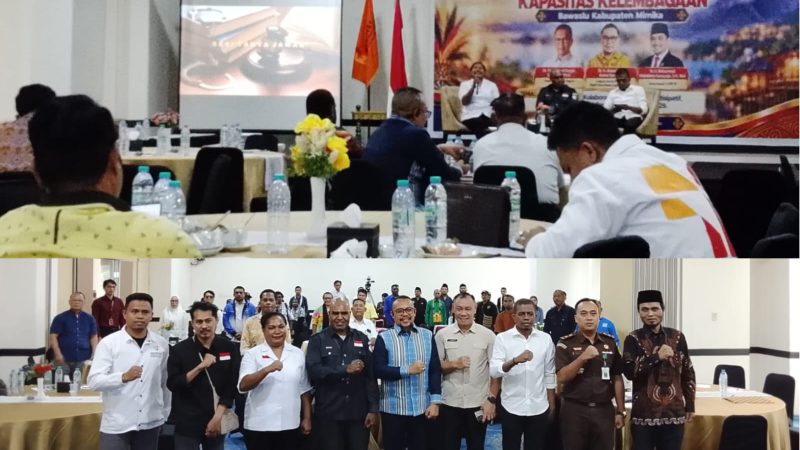 Bawaslu Mimika Perkuat Kapasitas Kelembagaan Hadapi Pemilu 2029