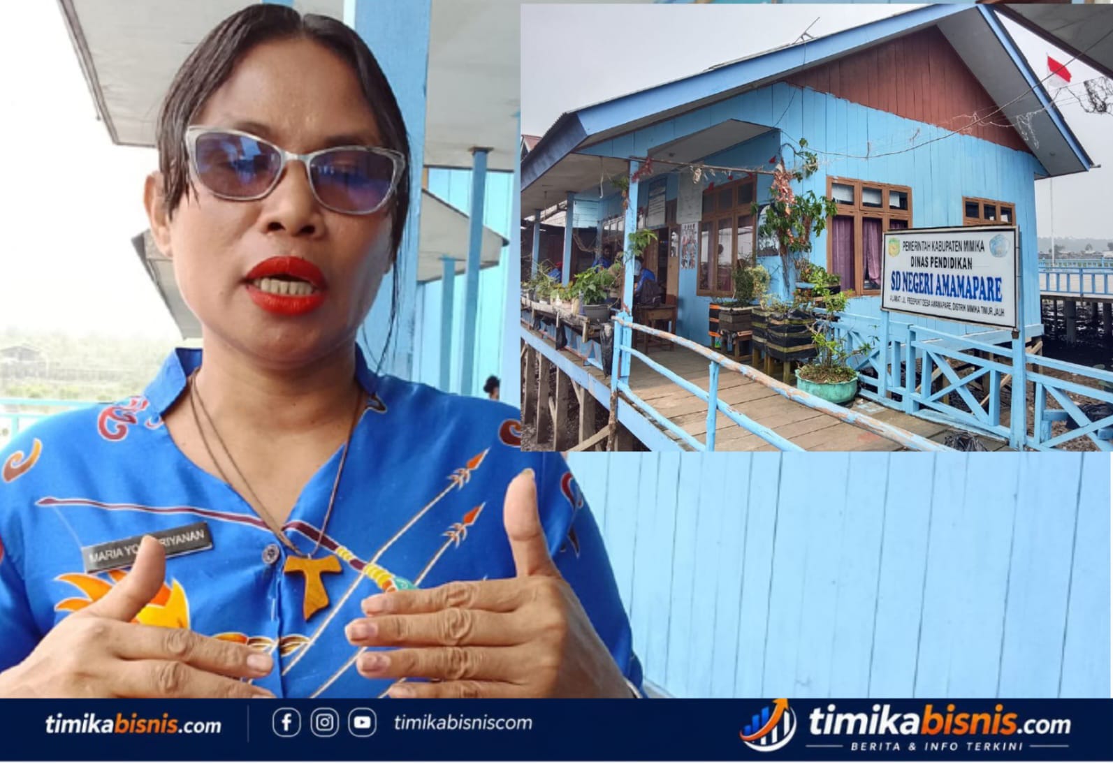Cegah Anak Putus Sekolah, Kepala SD Amamapare Harapkan Ada Rumah Singgah