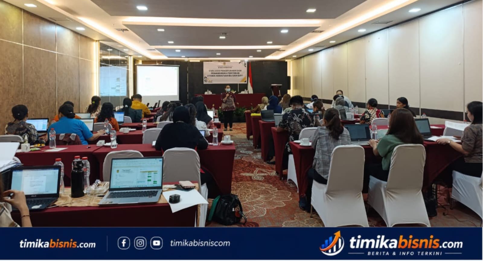 Dinkes Mimika Evaluasi Pelayanan Kesehatan, Tegaskan Persalinan Harus Ditangani Tenaga Kesehatan